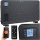 Kruzzel Ziflo Convector Heater Floor 2300W with Electronic Thermostat and WiFi 70x43cm Black