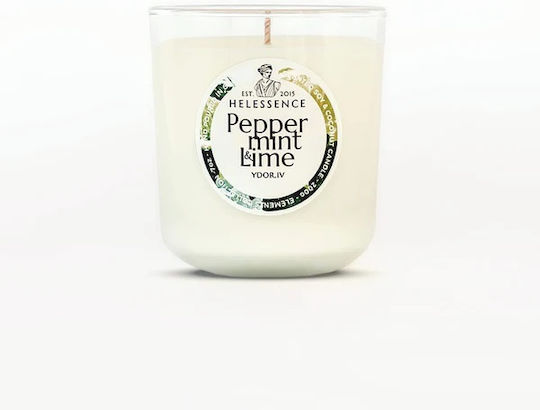 Helessence Peppermint & Lime Ароматична Свещ Ароматни Ноти Розмарин Евкалипт Лайм