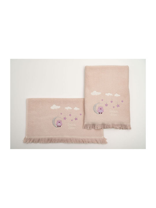 Raison D' Etre Set Babyhandtücher 2 Stück Pink