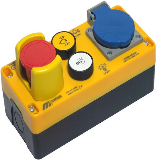 Zl-ky4-lmp Yellow Plastic Push Button Panel Accessories
