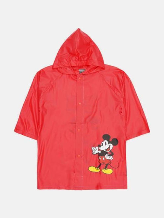 Mickey Водоустойчиво Детско Ежедневно Яке Червено