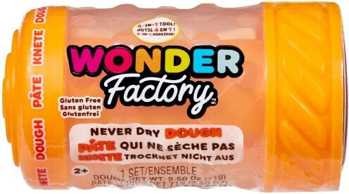 Mga Entertainment Wonder Factory Never Dry Dough Singles Orange 2