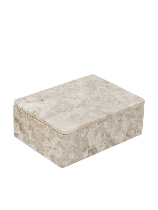 Artekko Μπιζουτιέρα Μπεζ 20x15x7cm Artekko Μπιζουτιέρα Μπεζ 20x15x7cm