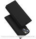 Techsuit Book Silicone / Synthetic Leather Black (Oppo A5)