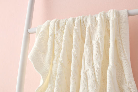 GM Home Κουβέρτα Αγκαλιάς & Λίκνου Braid 75x90εκ.