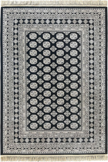 Bekas Carpets Davinci Teppich Rechteckig Synthetisch,Polyester/Cotton/Leather Gray