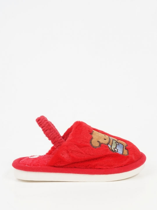 Piazza Shoes Kids Slippers Red