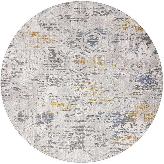 Nikotex Carpets Gen Des-r 1782-111 Rug Round Gray