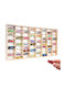 Kids Wall Mount Shelf Beige 78.5x40x4.5cm