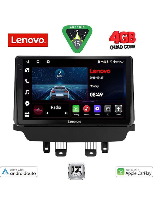 Lenovo Sistem Audio Auto pentru Mazda 2 2014 (Bluetooth/USB/WiFi/GPS/Apple-Carplay/Android-Auto) cu Ecran Tactil 9"