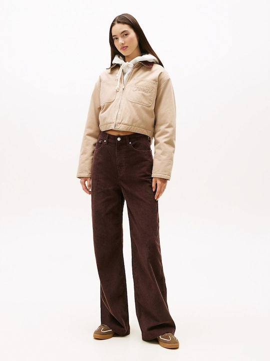 Tommy Hilfiger Dama Tesatura Pantaloni cu Croia...