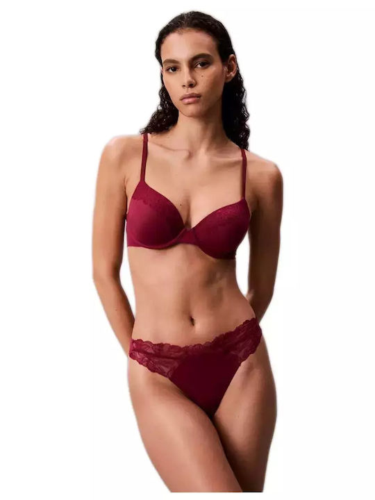 Γυναικείο String με Δαντέλα Alluring Pink