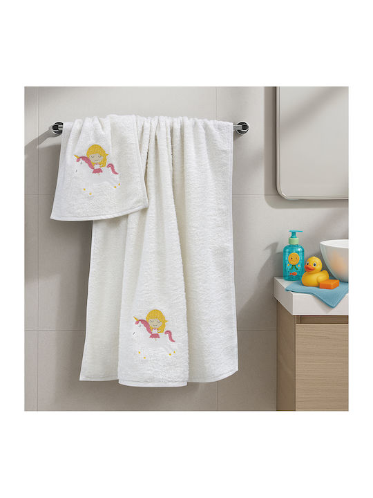 Lino Home Σετ Βρεφικές Πετσέτες 2τμχ Μπεζ Βάρους 450gr/m²