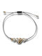 The Art of Beading Damen Armband Glücksbringer aus Kabel