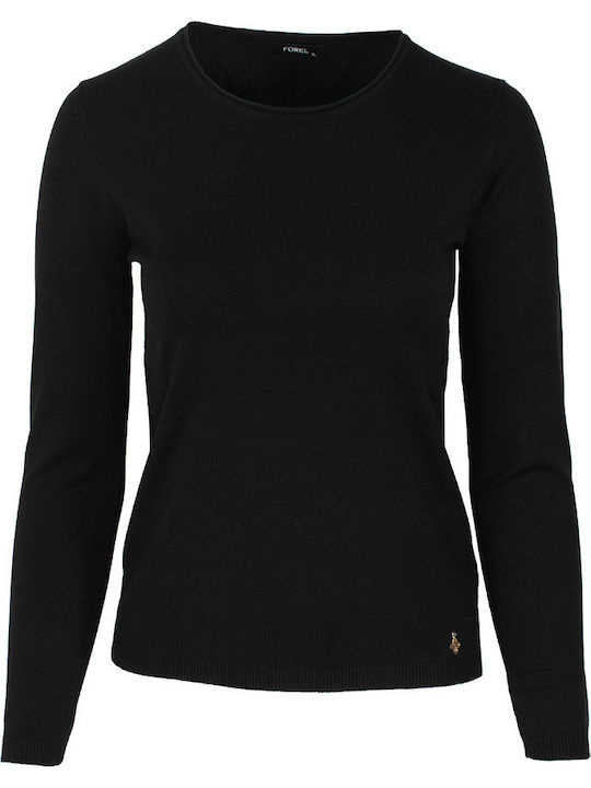 Forel Women's Long Sleeve Sweater Black