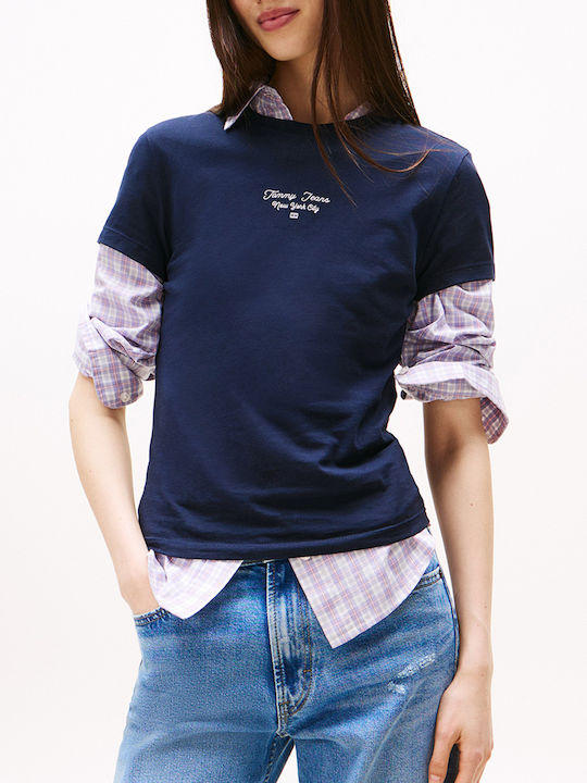Tommy Hilfiger Γυναικείο T-shirt Dark Blue
