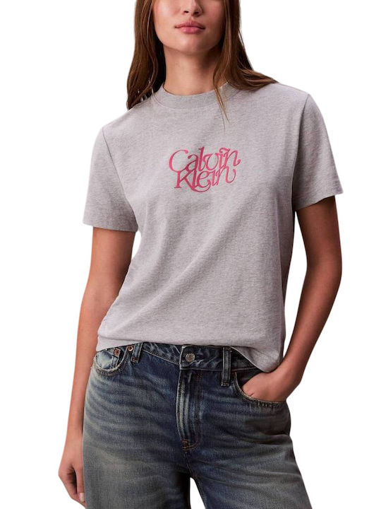 Calvin Klein Γυναικείο T-shirt Γκρι