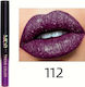 Ruj Lichid Rezistent la Apă Pearlescent Luciu de Buze Machiaj Shimmer Glitter #112