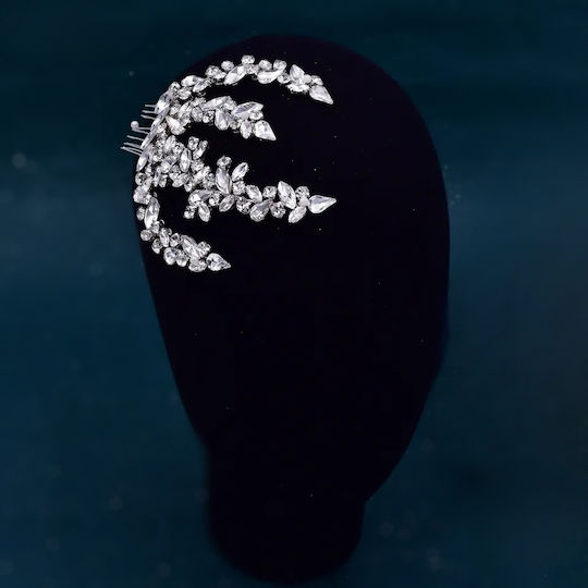 “de Lune” A Sparkling Hair Comb Ideal Design To Be Placed On The Side Of The Hairstyle