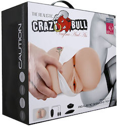 Crazy Bull Realistic Masturbator with Vibration