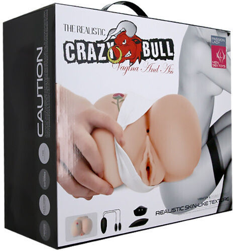 Crazy Bull Realistic Masturbator mit Vibration EK-BM-009107Z-1 1Stück