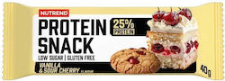 Nutrend Protein Snack Proteinriegel mit Geschmack Vanille & Sauerkirsch 40g Nutrend Protein Snack Proteinriegel mit Geschmack Vanille & Sauerkirsch 40g
