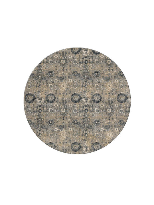 Ns Carpets Covor Rotund Glace Grey Beige