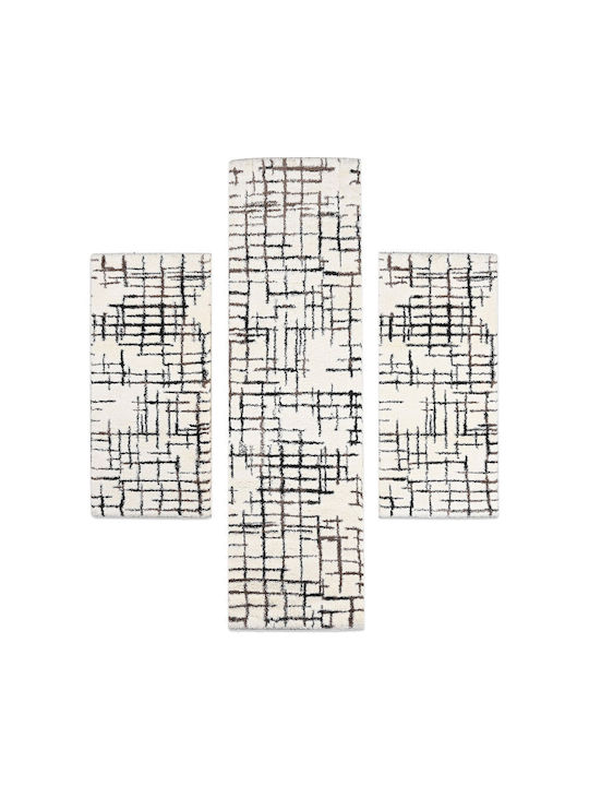 Balsan Veloute Cozy-s Σετ Μοντέρνα Χαλιά Κρεβατοκάμαρας Multi P621565 3τμχ