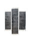 Balsan Soft Shaggy-s Σετ Μοντέρνα Χαλιά Κρεβατοκάμαρας Anthracite P621172 3τμχ