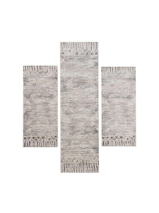 Balsan Cairo-s Giza Σετ Μοντέρνα Χαλιά Κρεβατοκάμαρας Beige P621587 3τμχ