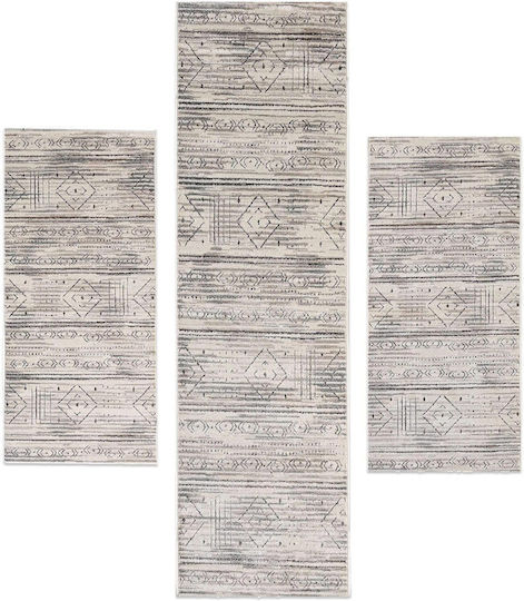 Balsan Cairo-s Giza Modern Bedroom Rugs Set Beige P621585 3pcs