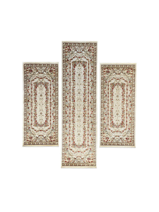 Bekas Carpets Genova Σετ Καλοκαιρινά Χαλιά Κρεβατοκάμαρας Μπεζ 38028-636260 3τμχ