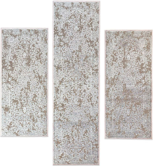 Bekas Carpets Otello Σετ Χαλιά Κρεβατοκάμαρας Μπεζ 33013-1616 3τμχ