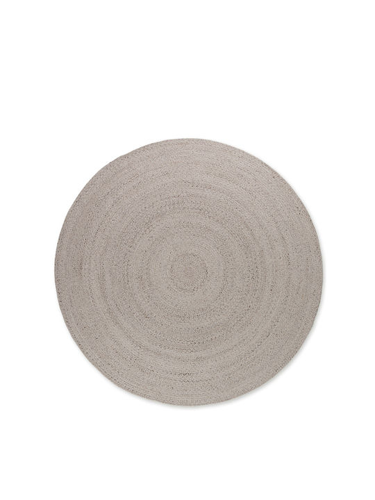Tapicap Tress Χαλί Στρογγυλό Cream Φ200cm