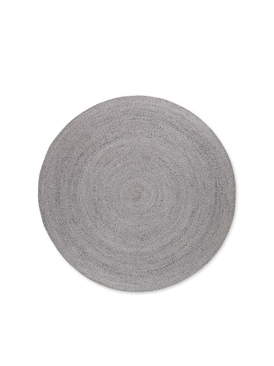 Tapicap Tress Χαλί Στρογγυλό Grey Φ200cm