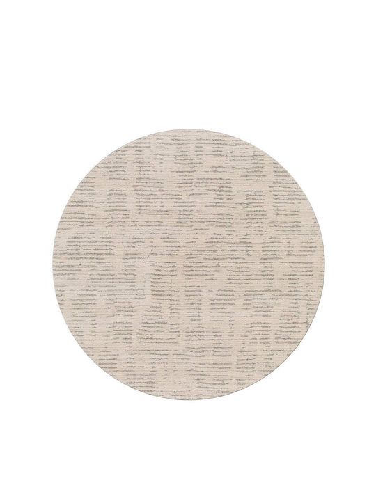Decostar Loom-r 50745-657 Χαλί Στρογγυλό Μπεζ Φ100cm