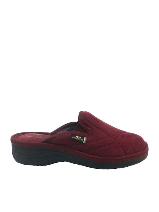 Winter Women's Slippers Burgundy