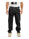 Ανδρικό Παντελόνι Τζιν με Relaxed Εφαρμογή Washed Mid