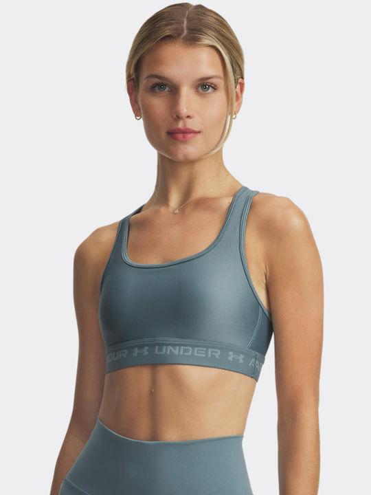 Under Armour Женско Сутиен Light Blue с Подплата & Подвижна подложка
