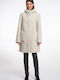 Women's Lifestyle Jacket Double Sided for Winter with Hood Graphite