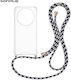 Silicone Case Cord Sonique Armor Clear Oppo Fin...