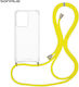 Silicone Case Cord Sonique Armor Clear Oppo Ren...
