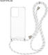 Silicone Case Cord Sonique Armor Clear Oppo Ren...