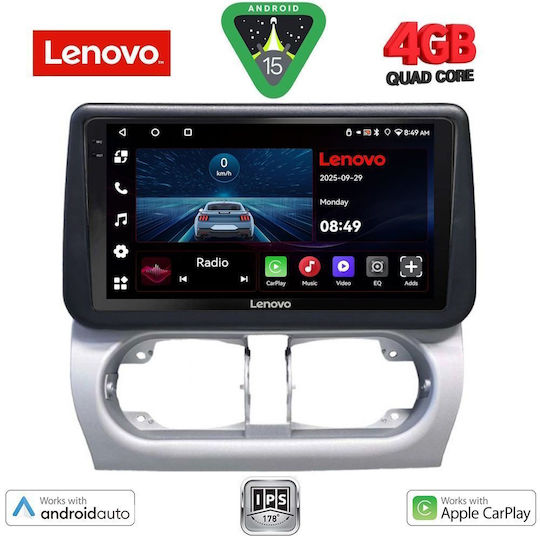 Lenovo Ηχοσύστημα Αυτοκινήτου για Opel Corsa / Tigra 2001-2014 (Bluetooth/USB/AUX/WiFi/GPS/Apple-Carplay/Android-Auto) με Οθόνη Αφής 9"