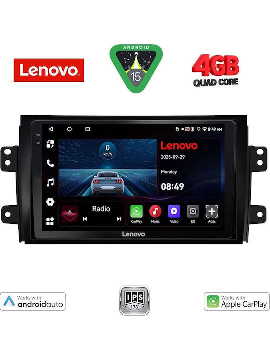Lenovo Автомобилна Аудио Система (Блутут/USB/AUX/WiFi/GPS/Apple-Carplay/Android-Auto) с Тъчскрийн 9"