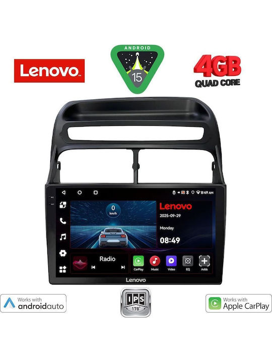 Lenovo Car Audio System for Fiat Linea 2007-2011 (Bluetooth/USB/AUX/WiFi/GPS/Apple-Carplay/Android-Auto) with Touch Screen 9"