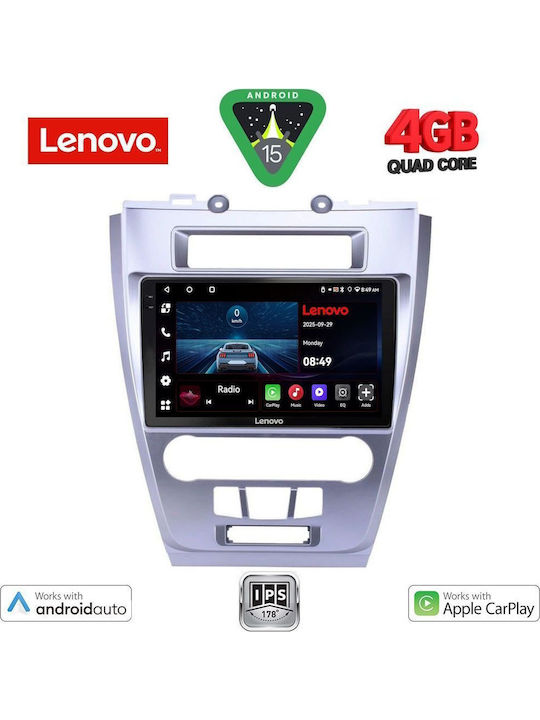 Lenovo Car Audio System for Ford Fusion 2012-2017 (Bluetooth/USB/AUX/WiFi/GPS/Apple-Carplay/Android-Auto) with Touch Screen 10"