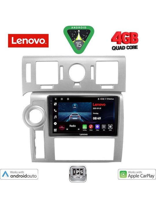 Lenovo Car Audio System Hummer H2 2008-2009 (Bluetooth/USB/AUX/WiFi/GPS/Apple-Carplay/Android-Auto) with Touch Screen 9"