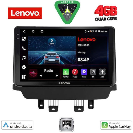 Lenovo Ηχοσύστημα Αυτοκινήτου για Mazda CX-3 2014 (Bluetooth/USB/AUX/WiFi/GPS/Apple-Carplay/Android-Auto) με Οθόνη Αφής 9"