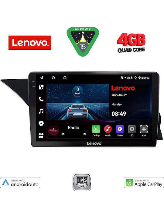 Lenovo Car Audio System for Mercedes-Benz GLK 2013-2017 (Bluetooth/USB/AUX/WiFi/GPS/Apple-Carplay/Android-Auto) with Touch Screen 9"